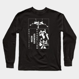 Evangelion collage Long Sleeve T-Shirt